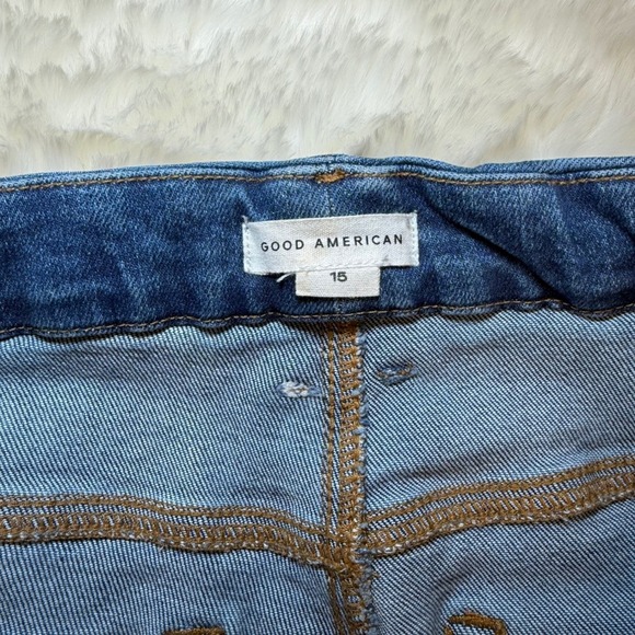 Good American Demi Bootcut super soft strech jeans size 15 - Picture 2 of 4